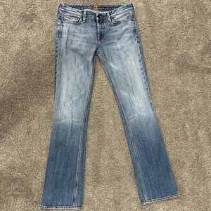 7 for all mankind blue jeans